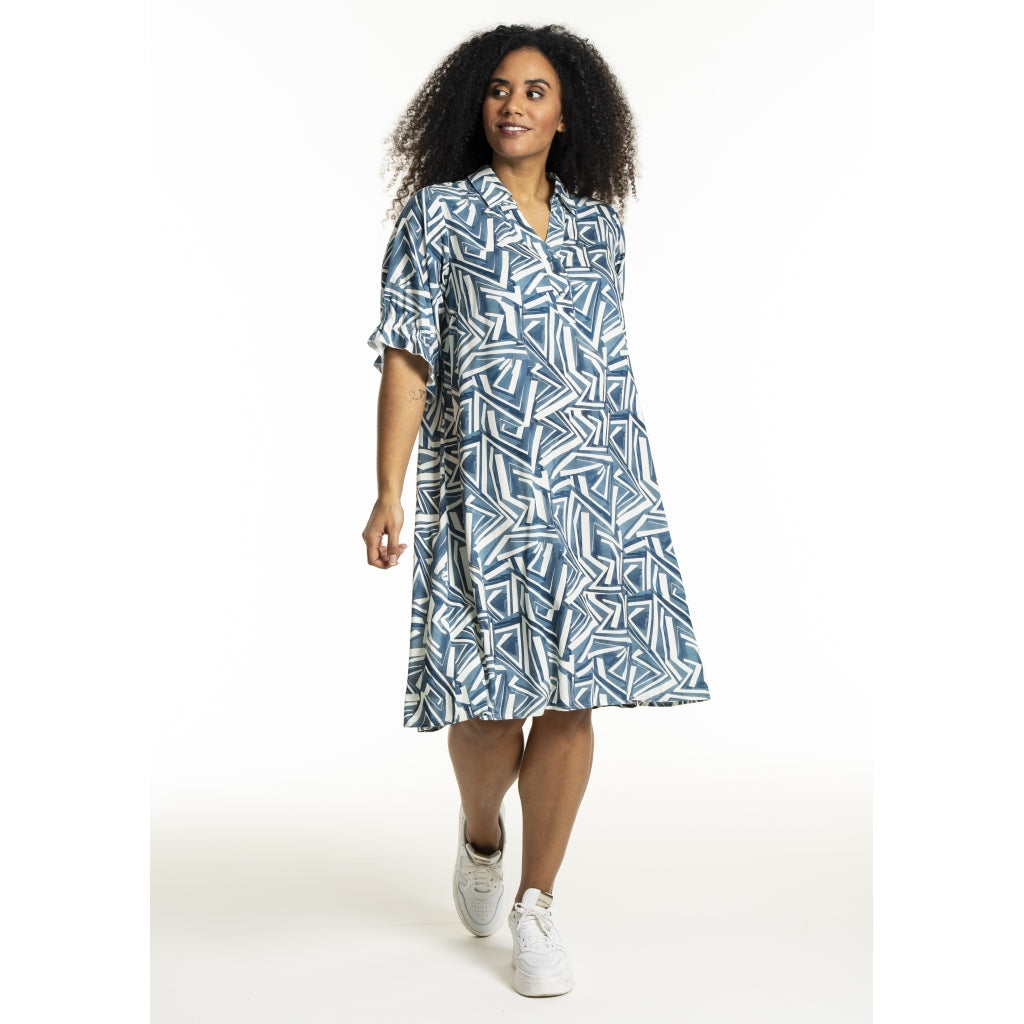 Studio SGunda Dress Dress Blue offwhite print