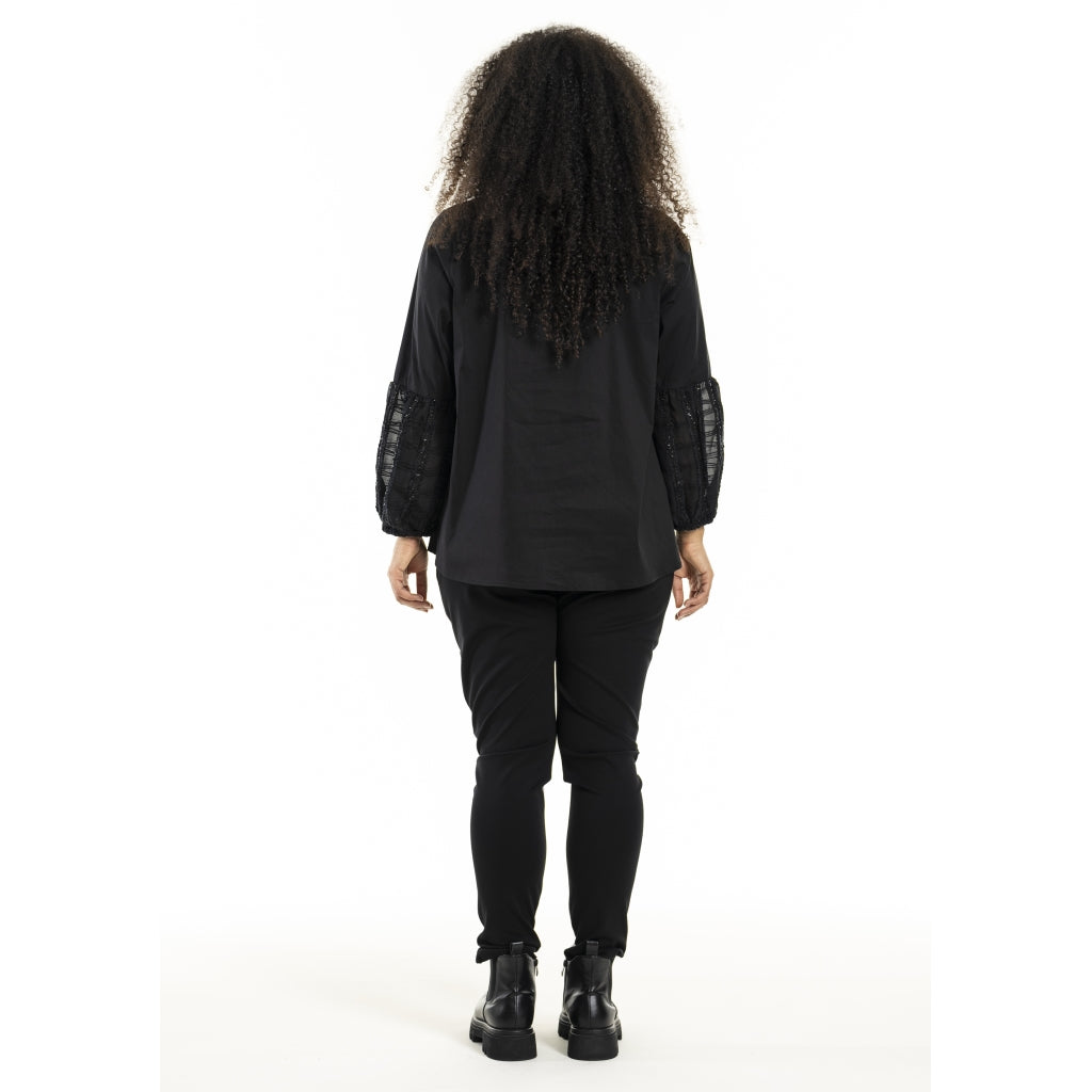 Studio SHasel Fake leather pants Pants Black