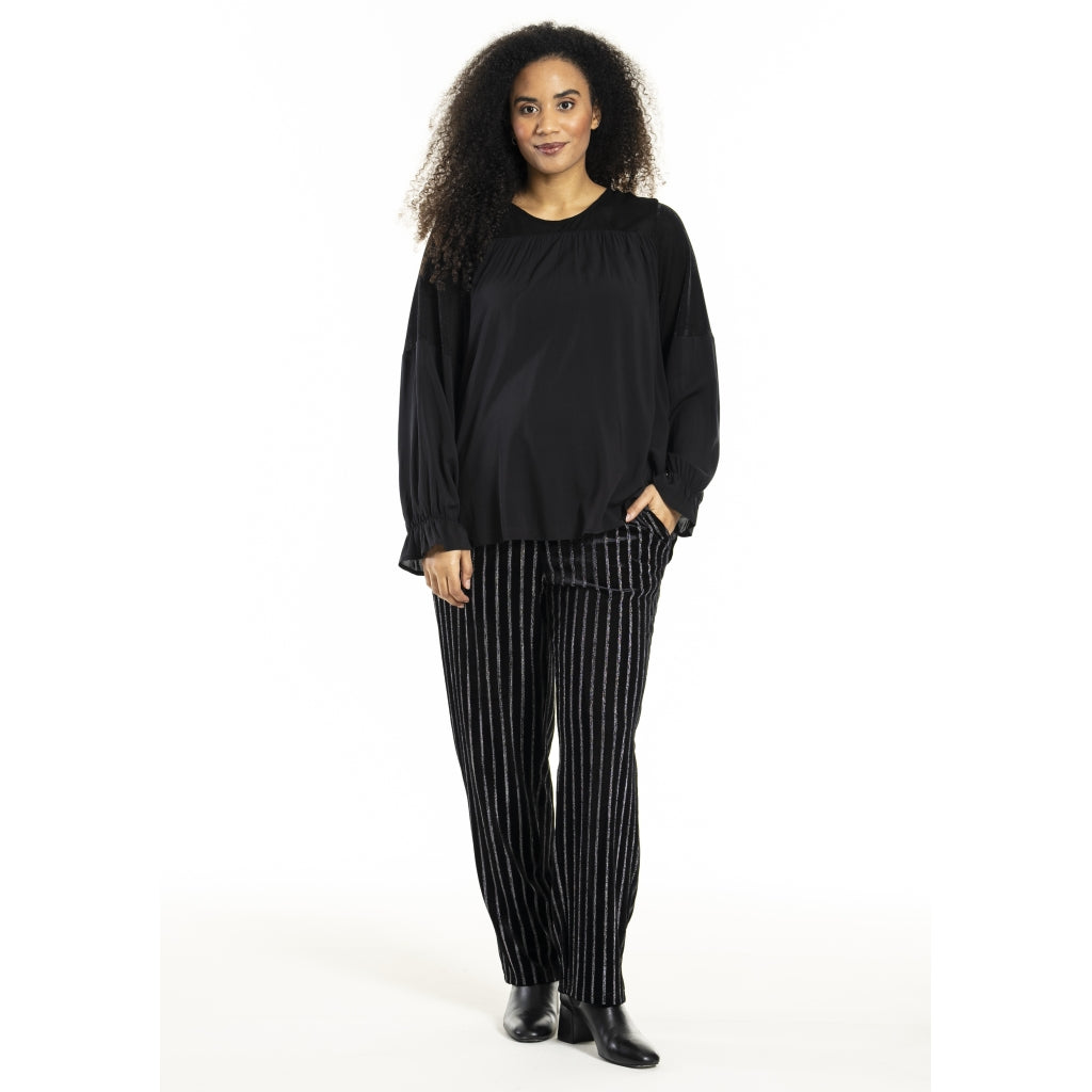 Studio SHerla Trousers Trousers black with Silver