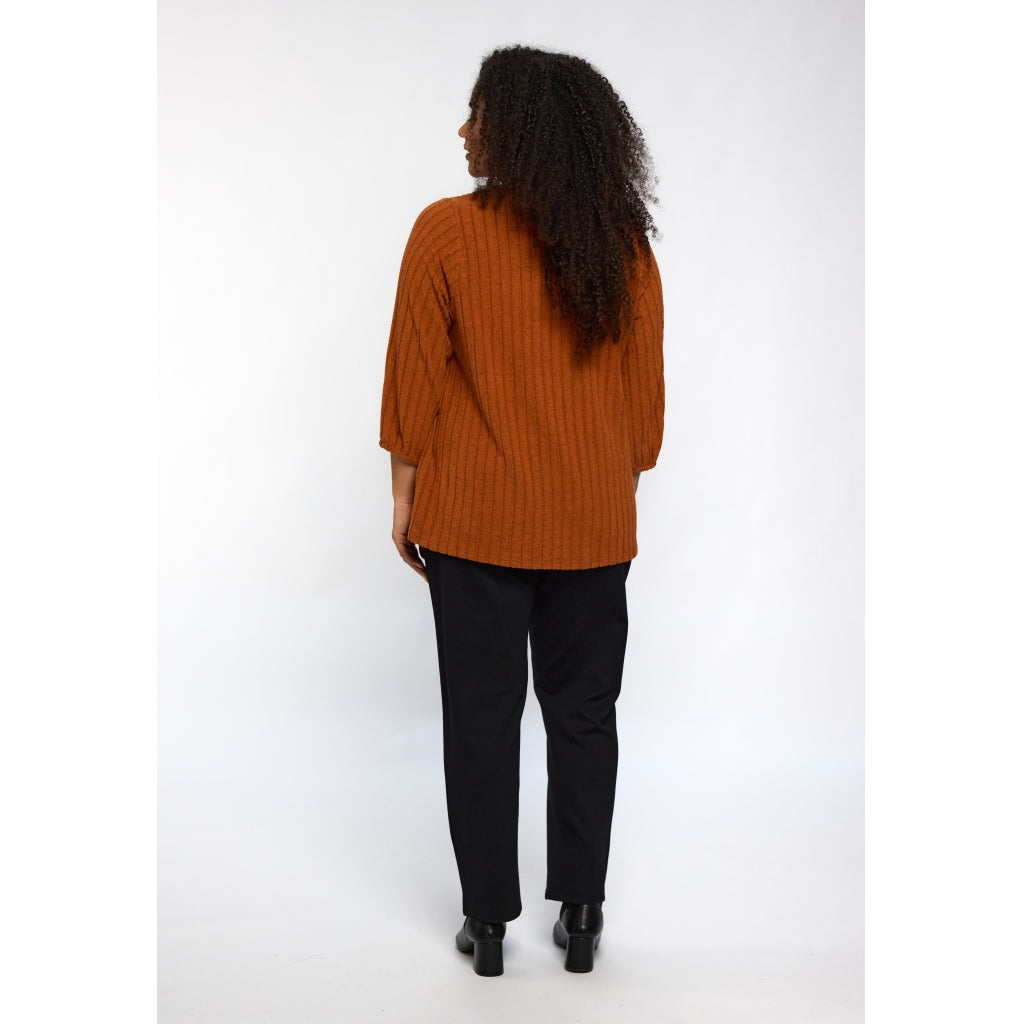 Studio SIlana Knitted Blouse Blouse Copper
