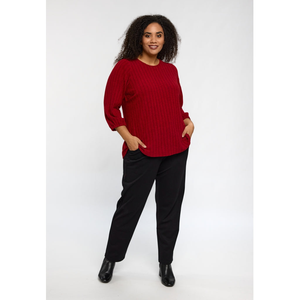 Studio SIlana Knitted Blouse Blouse Red