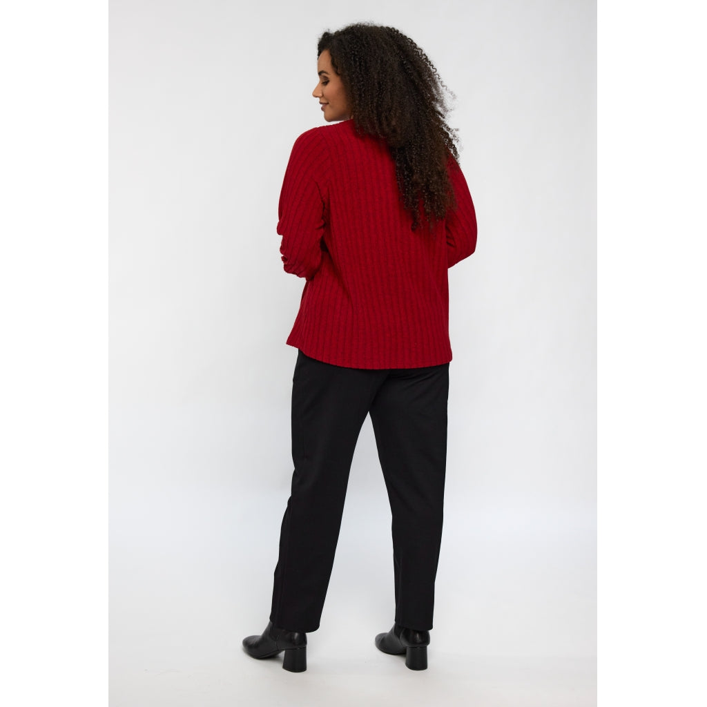 Studio SIlana Knitted Blouse Blouse Red