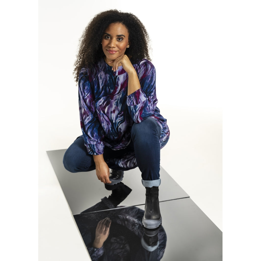 Studio SIngebrit Tunic Tunic Purple Printed