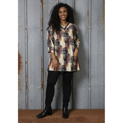 Studio SIva Tunic Tunic Black offwhite clouds