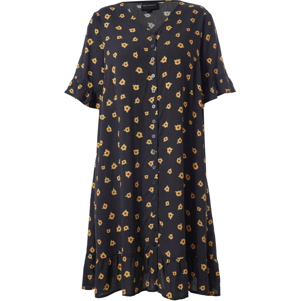 Studio SJette Dress Dress Black with sunflower