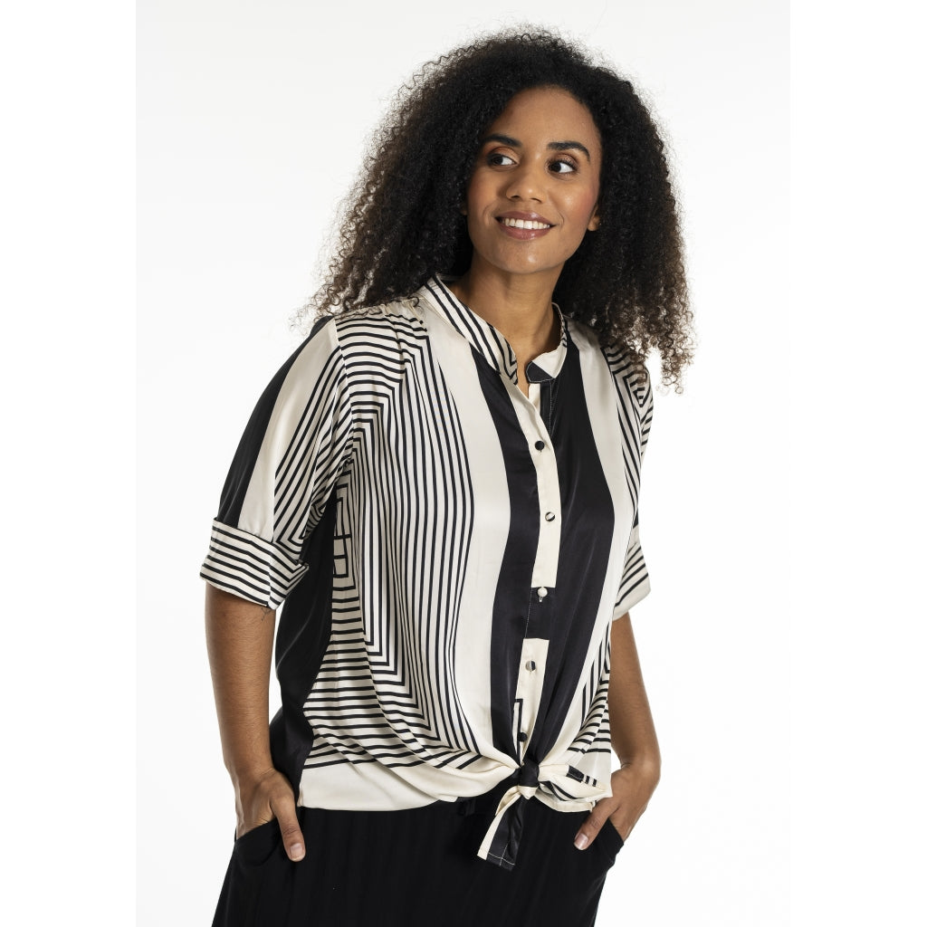 Studio SJorun Blouse Blouse Black/White