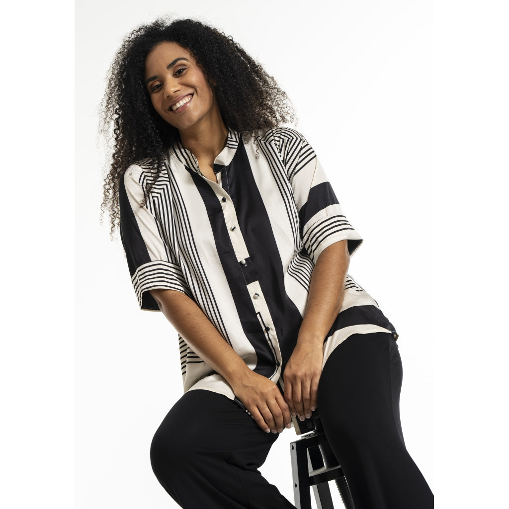 Studio SJorun Blouse Blouse Black/White