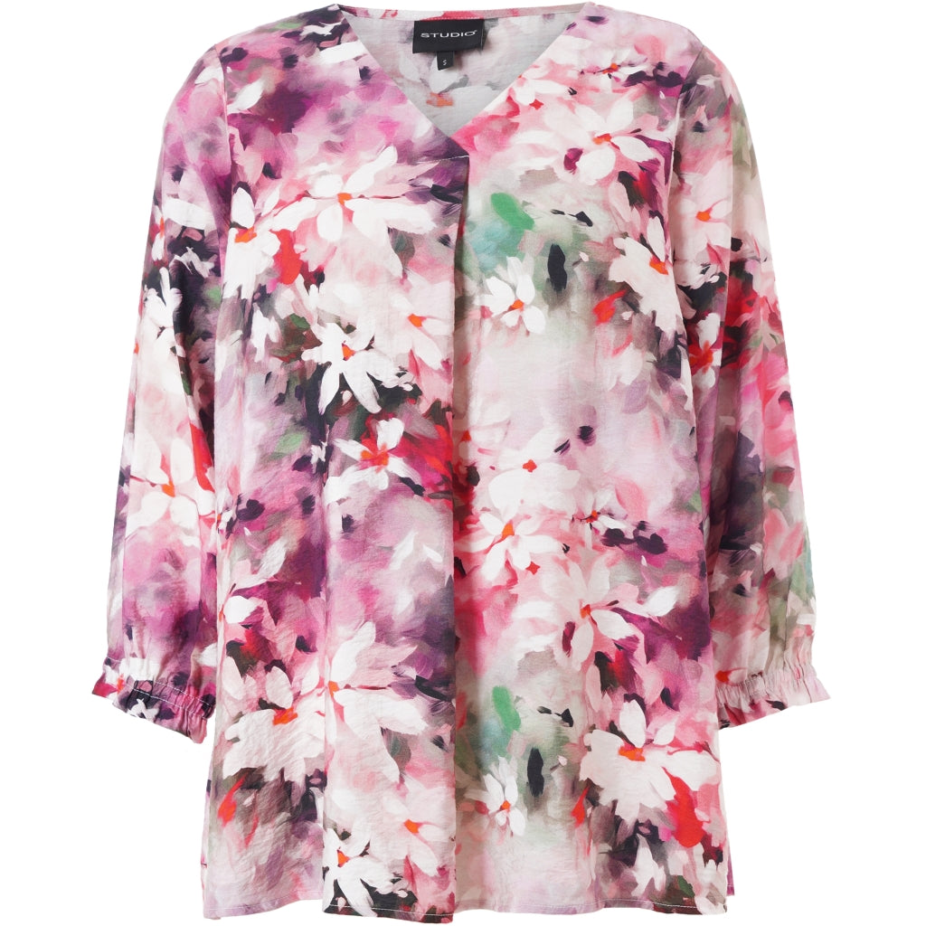 Studio SJustina Blouse Blouse Rosa flowers