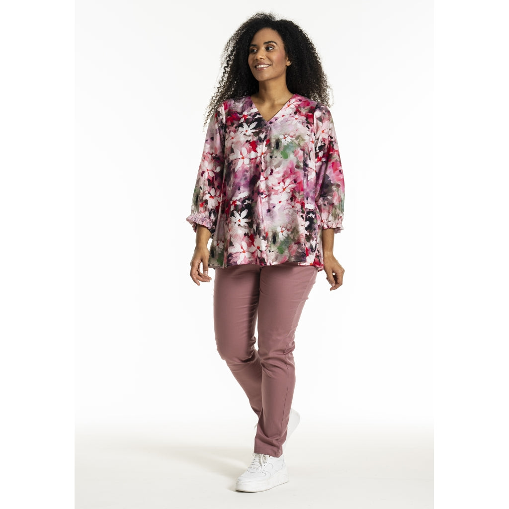 Studio SJustina Blouse Blouse Rosa flowers