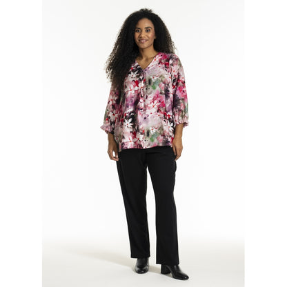 Studio SJustina Blouse Blouse Rosa flowers