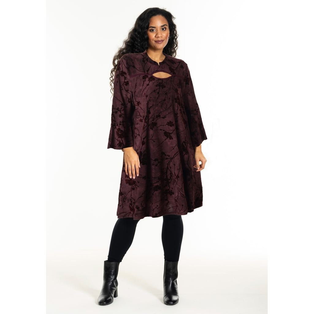 Studio SKrista Tunic Tunic Bordeaux flock