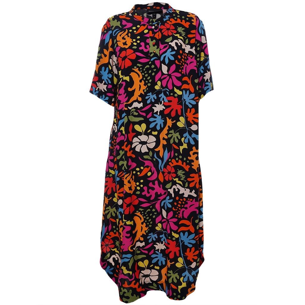 Studio SLani Long dress Dress Black with Multi printed