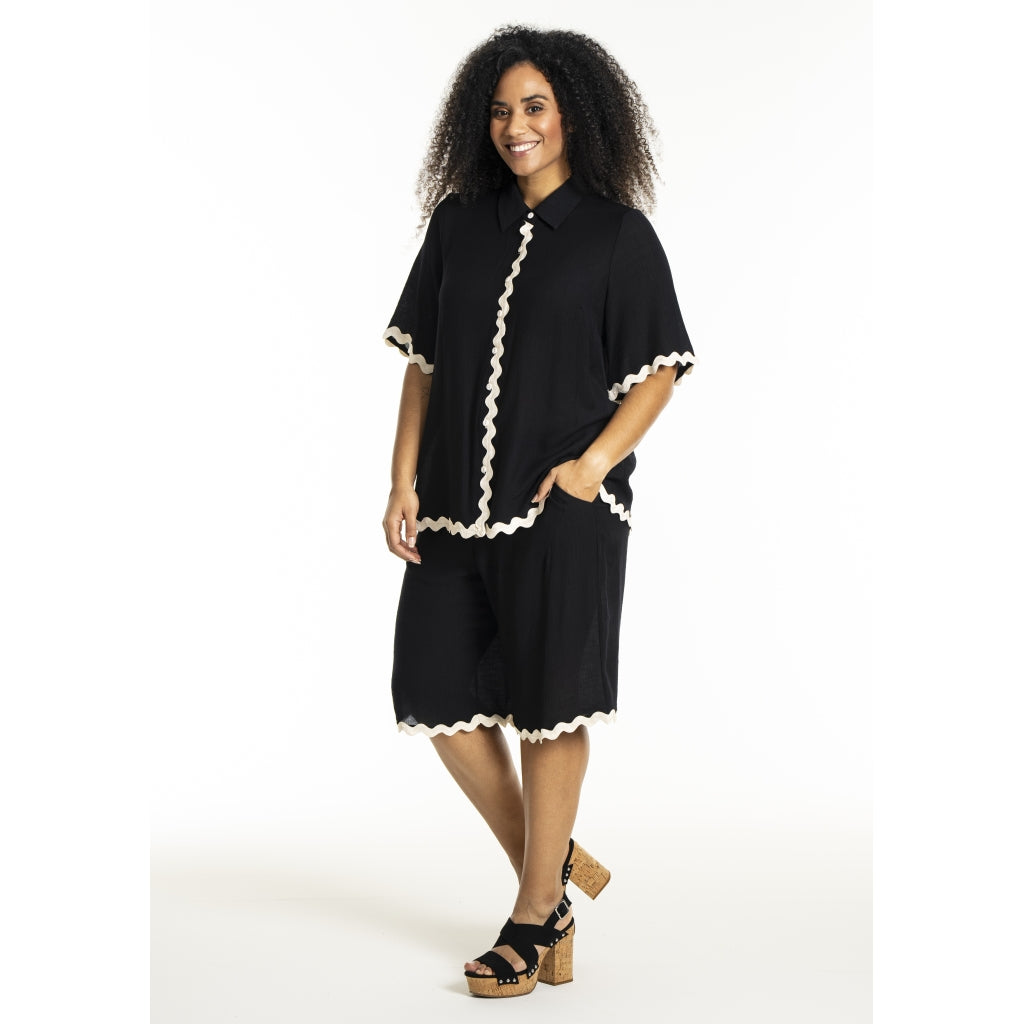 Studio SLea Shirt Shirt Black + Offwhite