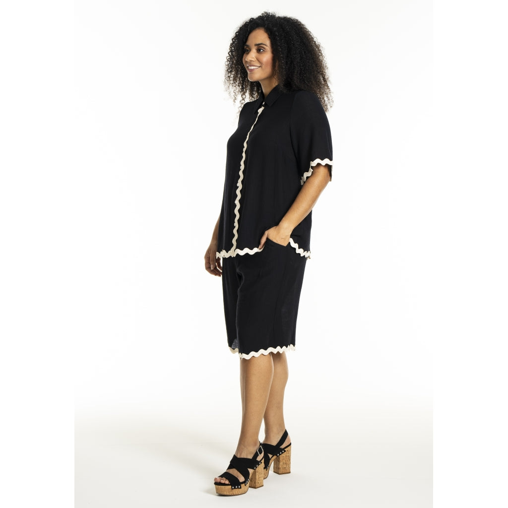 Studio SLea Shirt Shirt Black + Offwhite