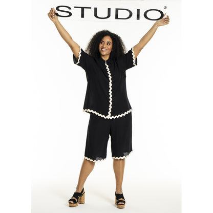 Studio SLea Shirt Shirt Black + Offwhite