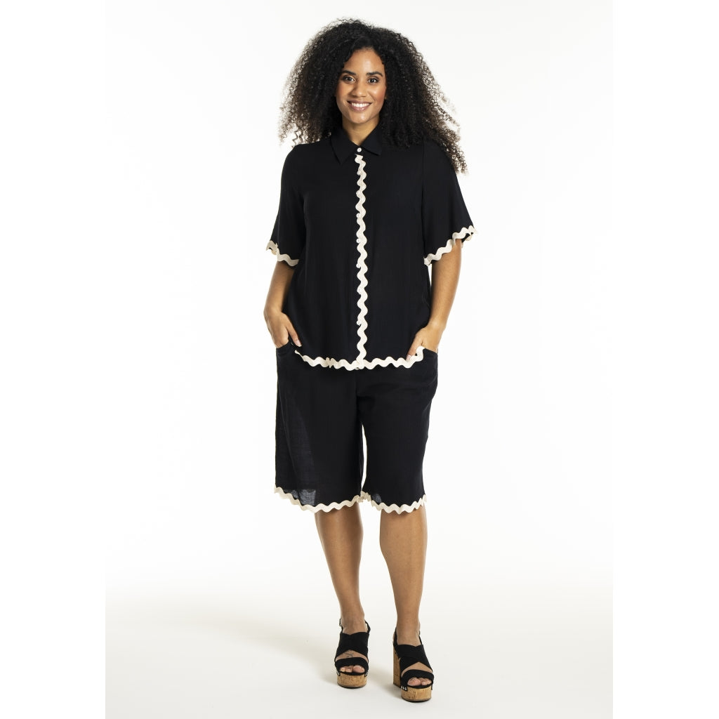 Studio SLea Shirt Shirt Black + Offwhite