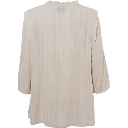 Studio SLilly Shirt with flounces Shirt Sand