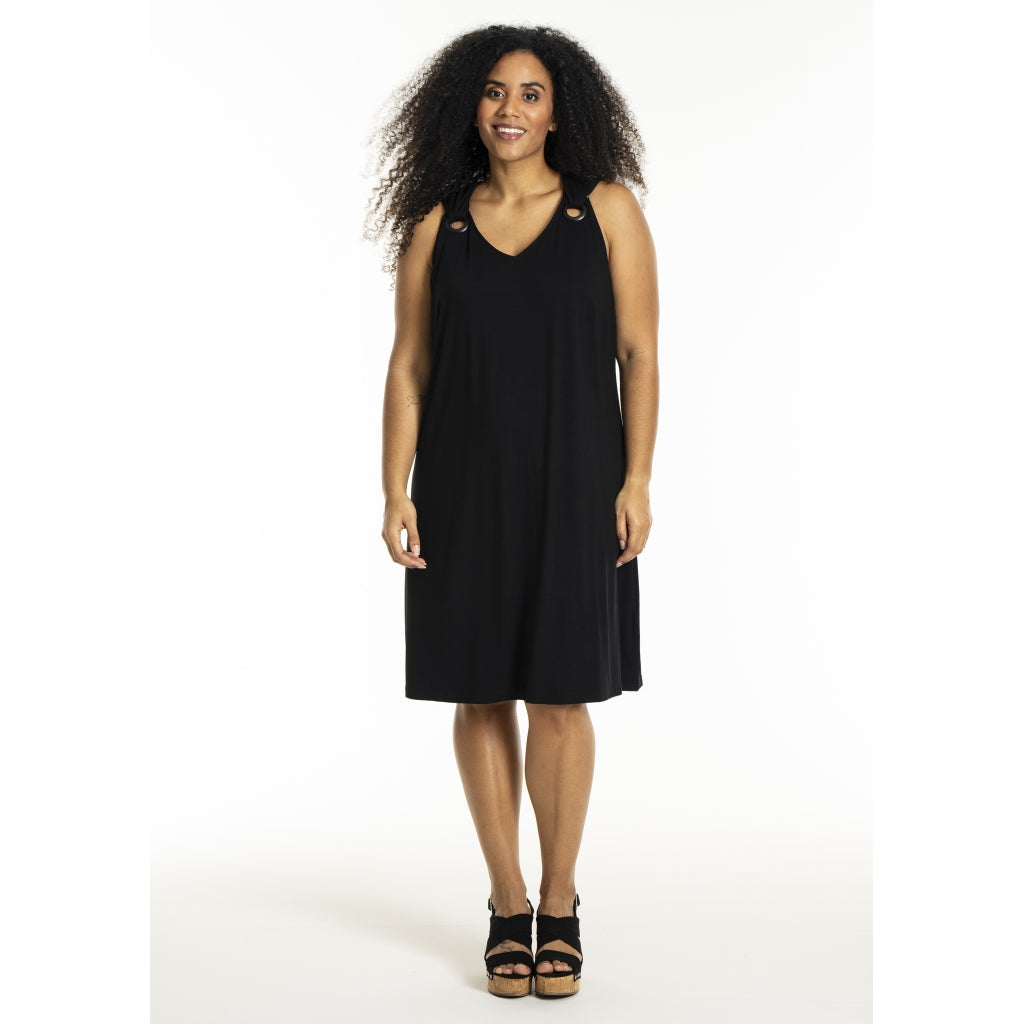 Studio SLisbeth Dress with rings Dress Black