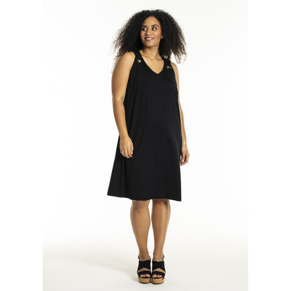Studio SLisbeth Dress with rings Dress Black