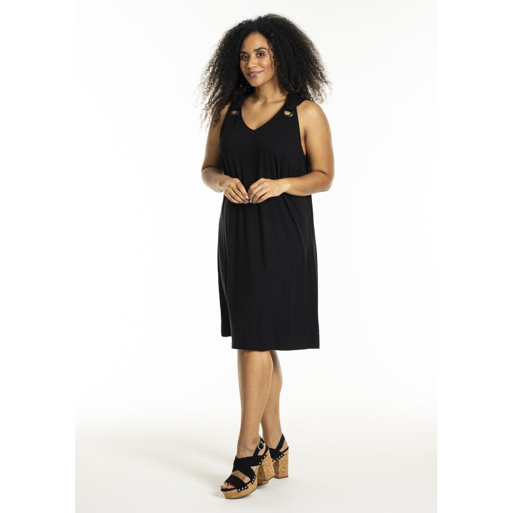 Studio SLisbeth Dress with rings Dress Black