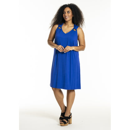 Studio SLisbeth Dress with rings Dress Cobolt Blue