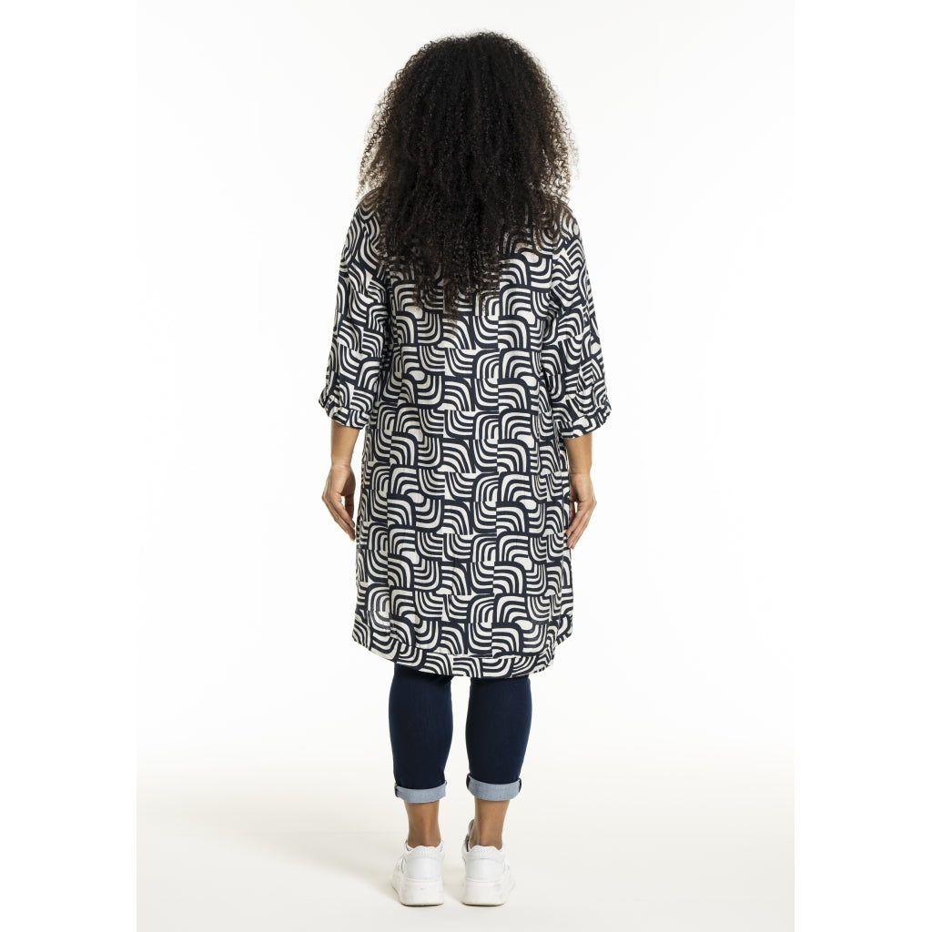 Studio SLonetta Dress Dress Navy/Off-White