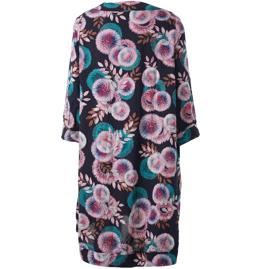 Studio SLonetta Dress with pockets Dress Big pink flowers