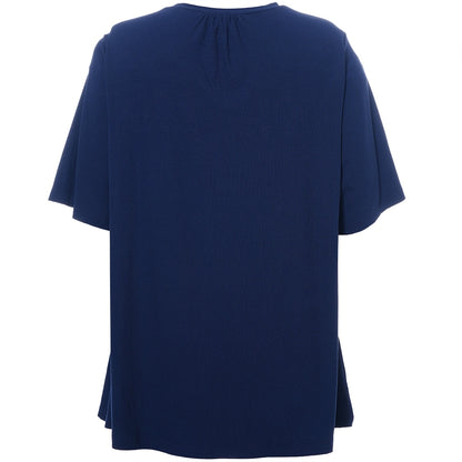 Studio SLykke rib T-shirt T-Shirt Navy