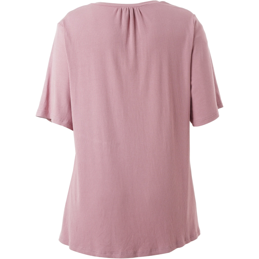 Studio SLykke rib T-shirt T-Shirt Rose