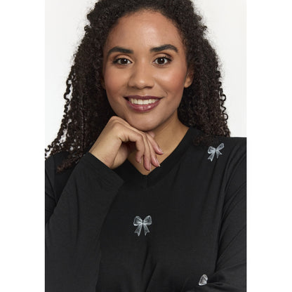 Studio SMella Blouse Blouse Black with white