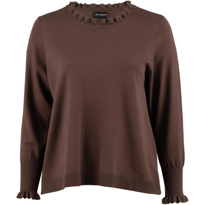 Studio SNaila Knit Blouse Blouse Brown