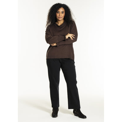 Studio SNaila Knit Blouse Blouse Brown