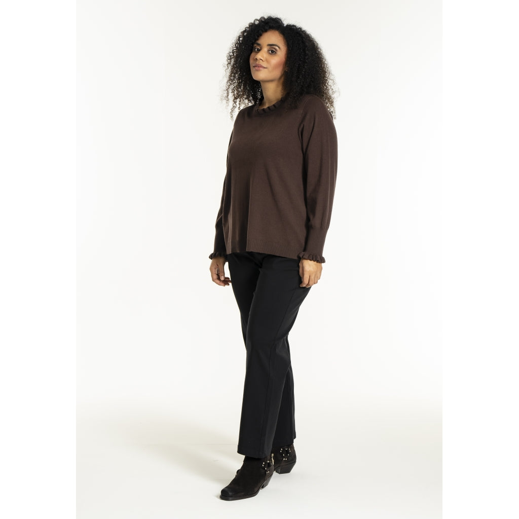 Studio SNaila Knit Blouse Blouse Brown