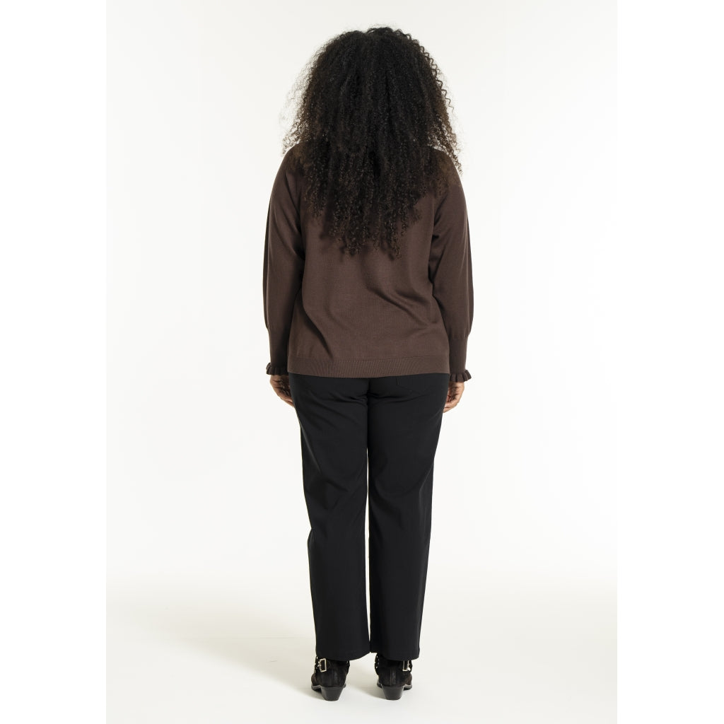 Studio SNaila Knit Blouse Blouse Brown