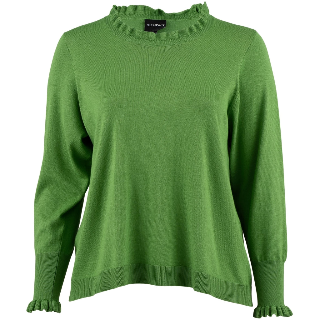 Studio SNaila Knit Blouse Blouse Green