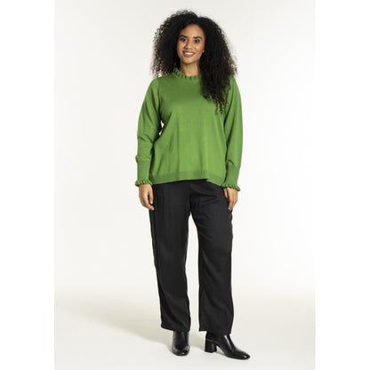 Studio SNaila Knit Blouse Blouse Green