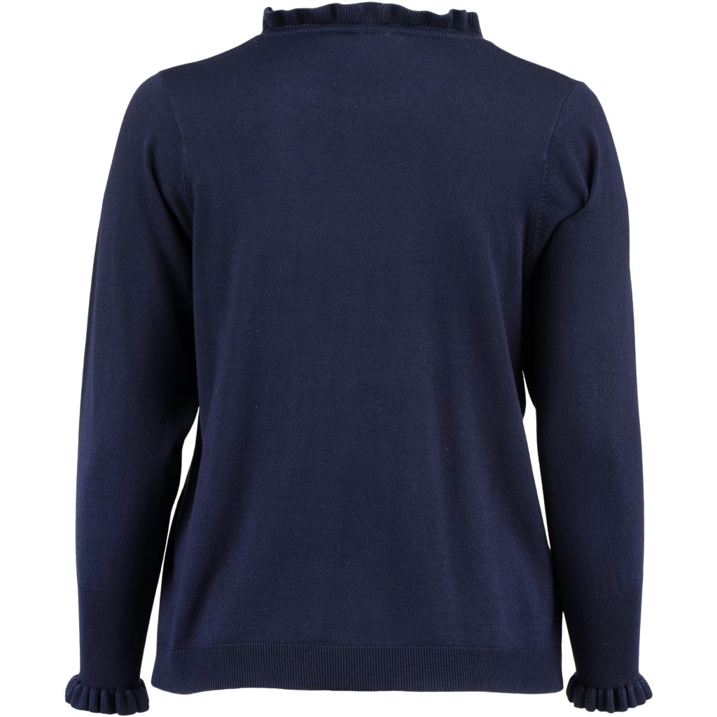 Studio SNaila Knit Blouse Blouse Navy