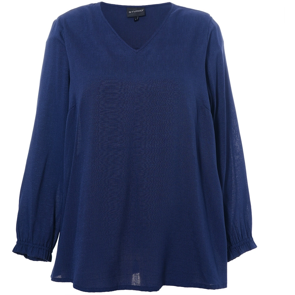 Studio SNalani Blouse Blouse Navy