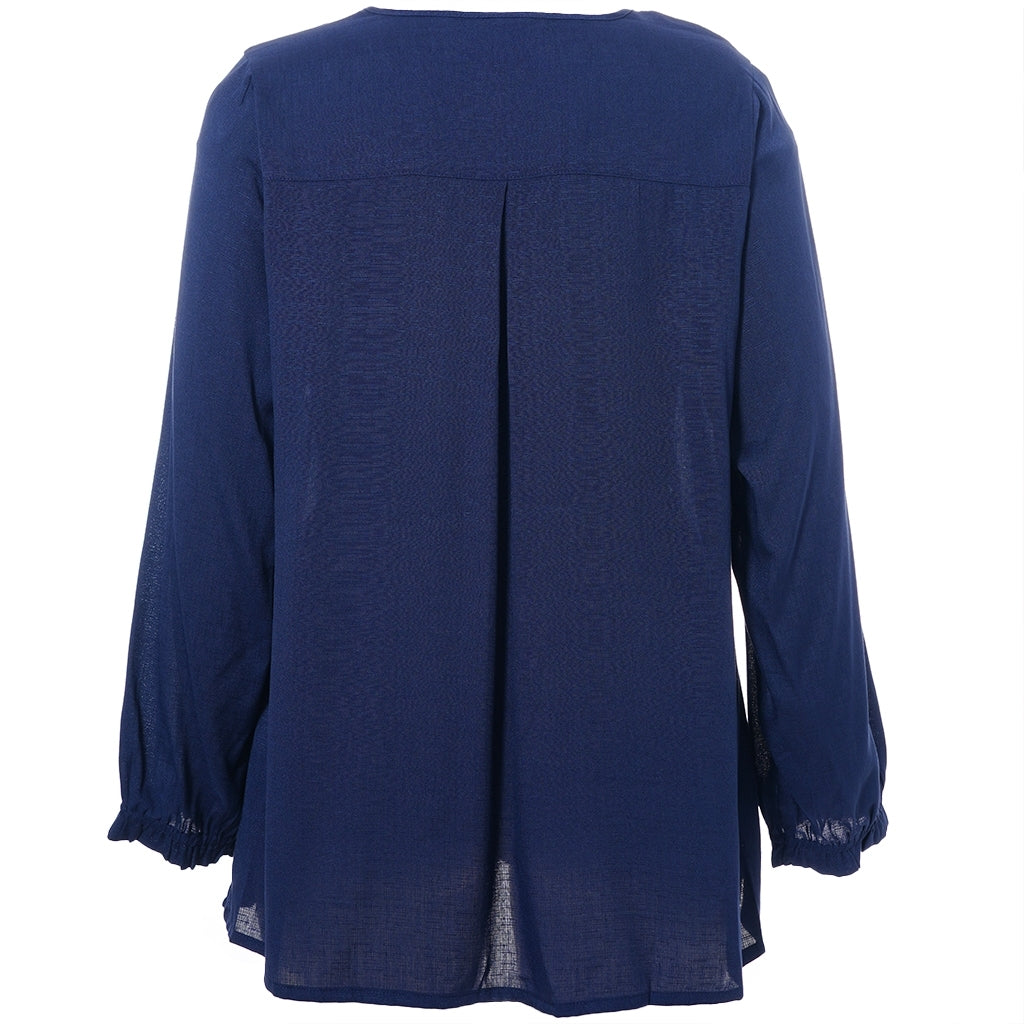Studio SNalani Blouse Blouse Navy