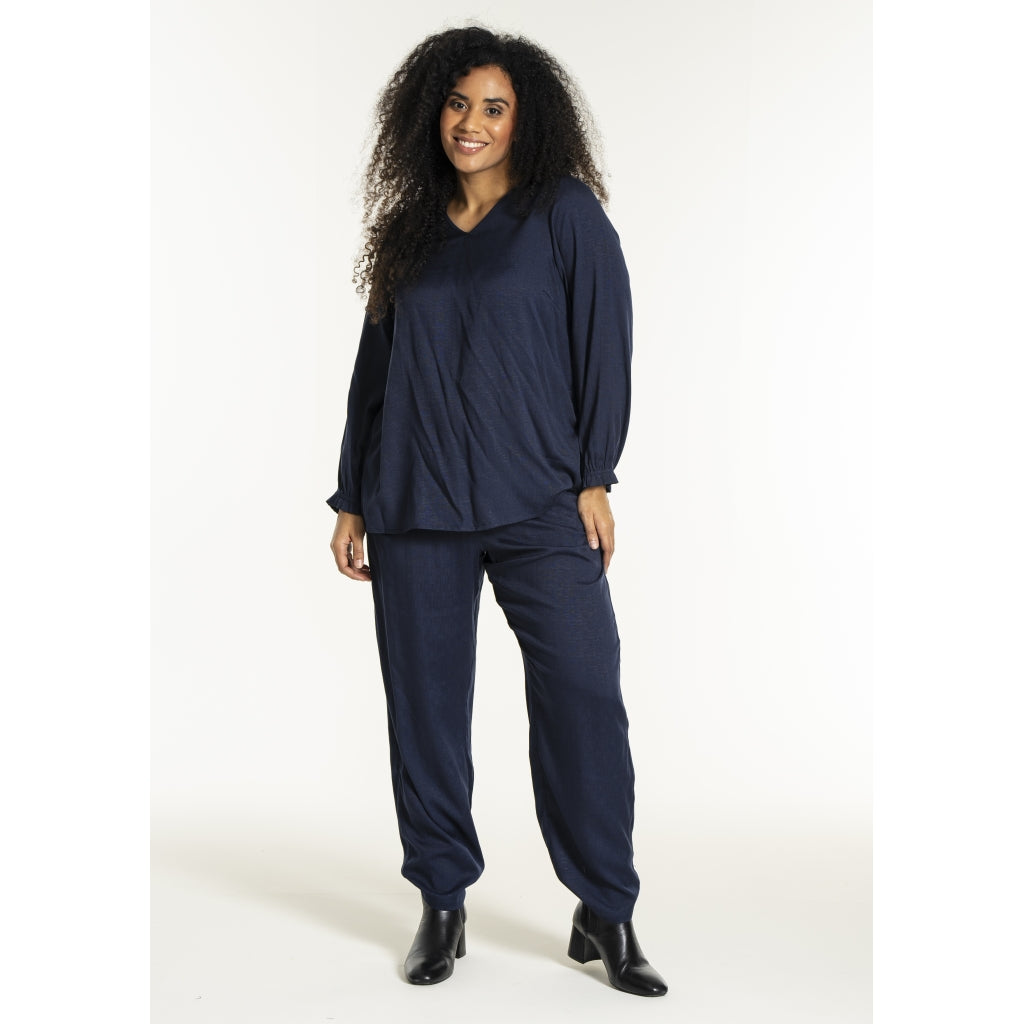 Studio SNalani Blouse Blouse Navy