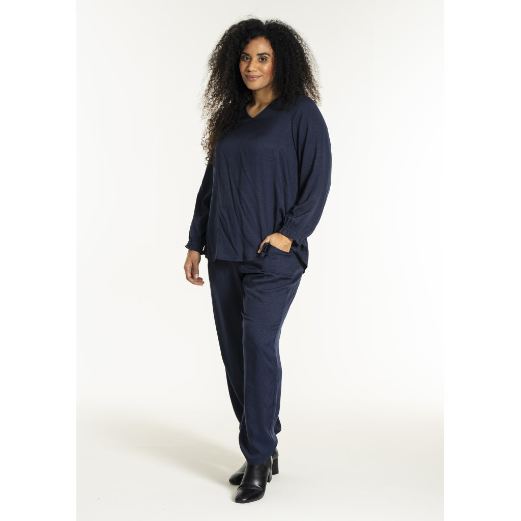 Studio SNalani Blouse Blouse Navy