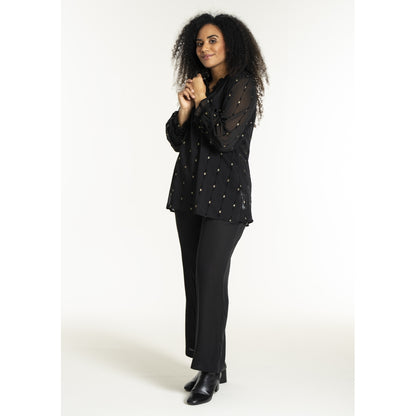 Studio SNanda Tunic Tunic Black with gold squares