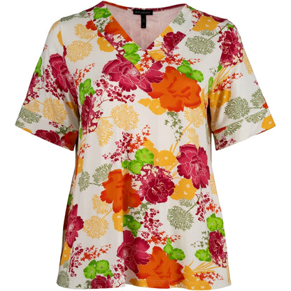 Studio SVitta Blouse Blouse White with multi flowers