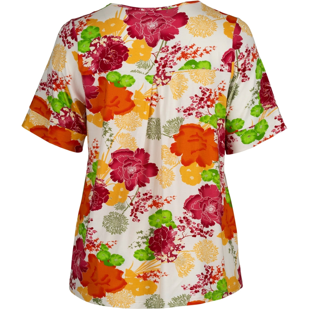 Studio SVitta Blouse Blouse White with multi flowers