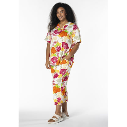 Studio SVitta Blouse Blouse White with multi flowers