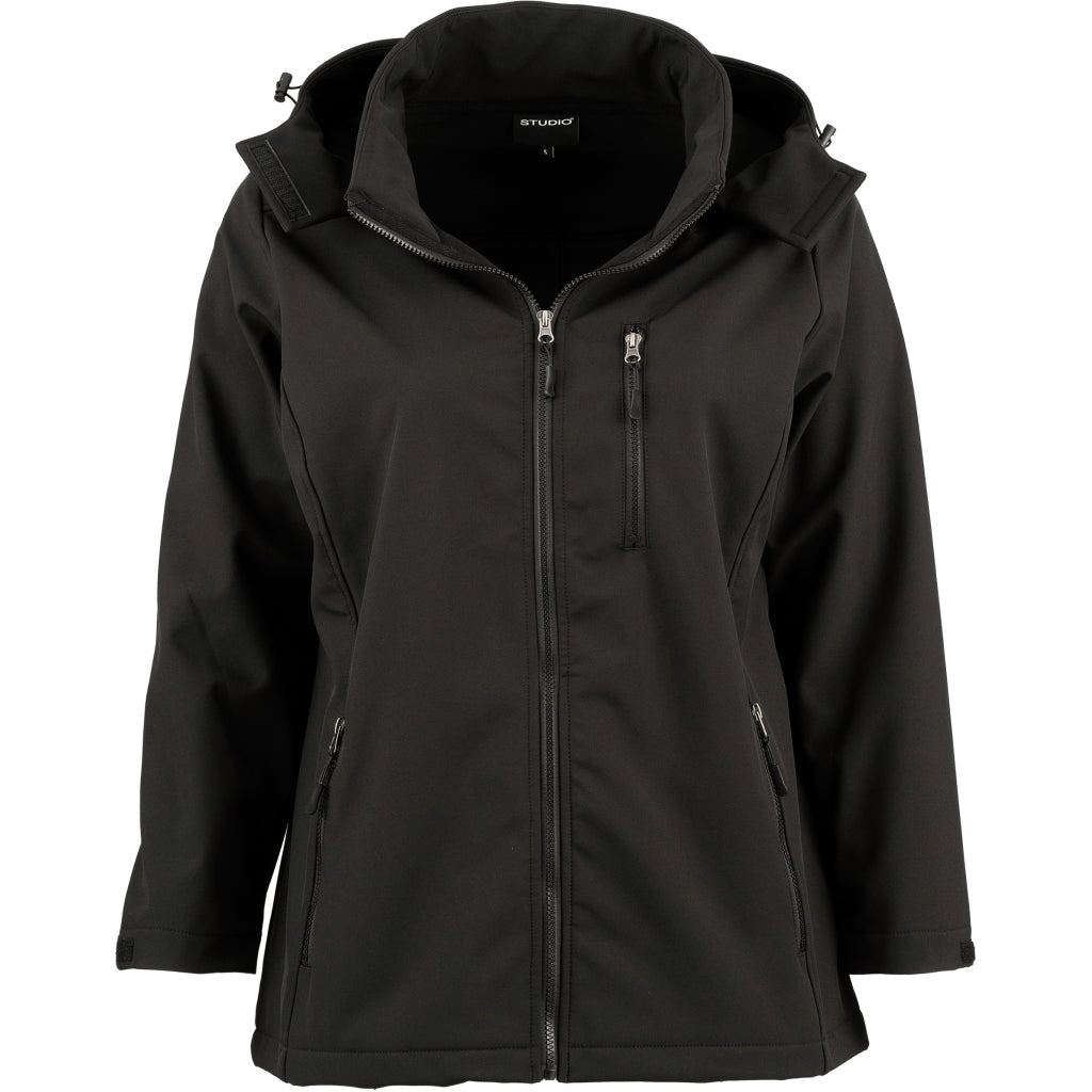 Studio Short soft shell jacket Short Jacket Black