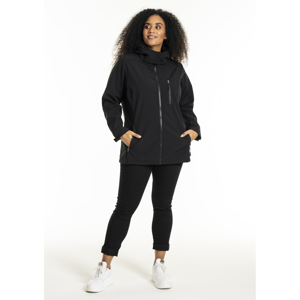 Studio Short soft shell jacket Short Jacket Black