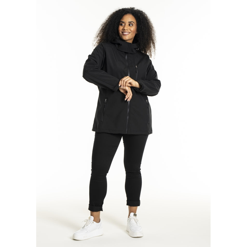 Studio Short soft shell jacket Short Jacket Black