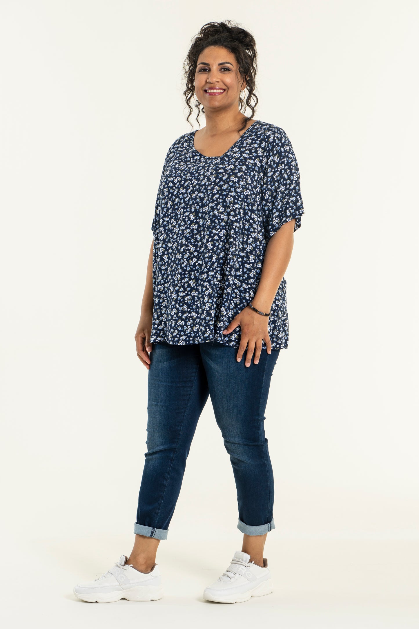 Studio Strækbar jeans fra STUDIO CLOTHING Pants Dark Blue Ashley Length 30"